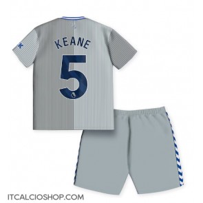 Everton Michael Keane #5 Terza Maglia Bambino 2023-24 Manica Corta (+ Pantaloni corti)